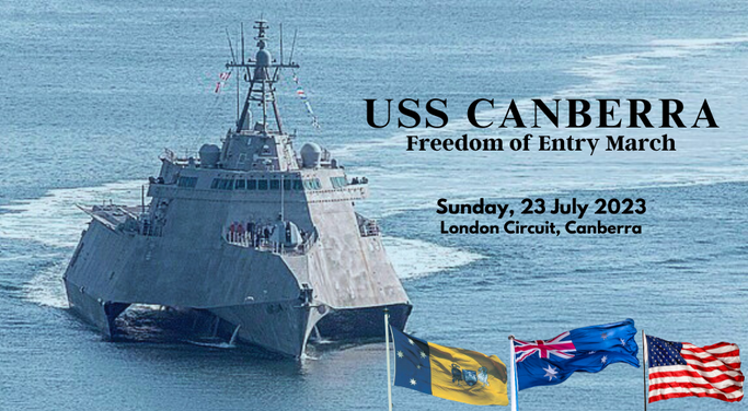 USS Canberra (LCS 30) – Freedom of Entry Parade