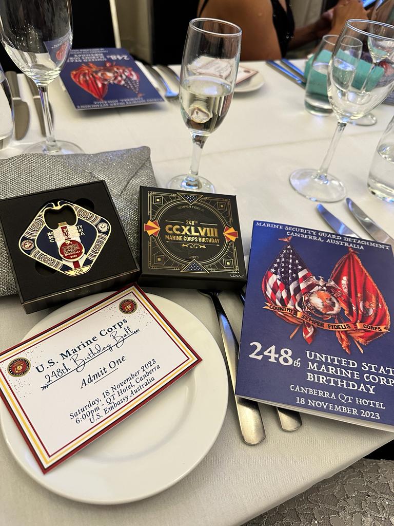 The 248th Marine Corps Ball In Canberra